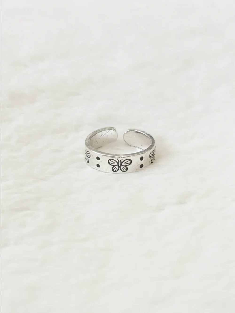 5/$15 🩷 MUST BUNDLE Silver Butterfly Ring